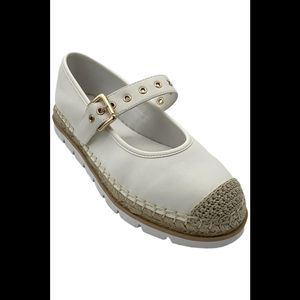 Urban Sport Women's Billie Fashion Casual Espadrille White - Medium